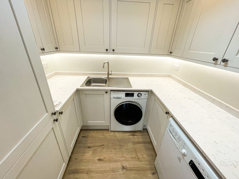 small kitchen idea in garden room