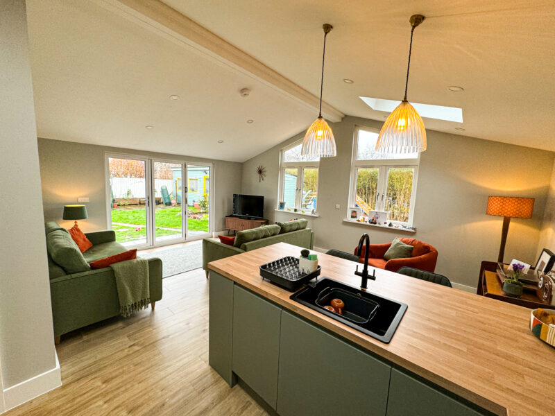 garden annexe living space